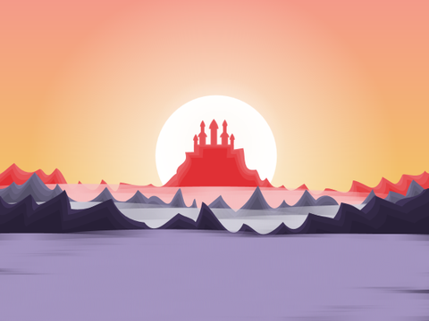 Mountain Castle || Art