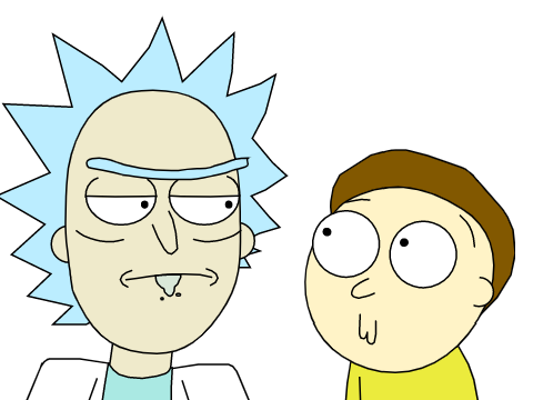 Rick and Morty Vector Art