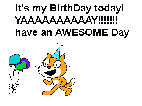 its my birthday!
