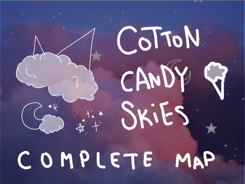 Cotton Candy Skies // Completed MAP