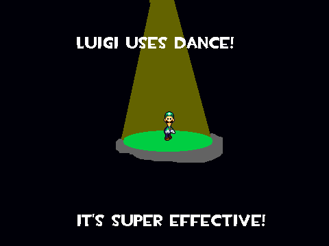 Luigi's Awesome Dance