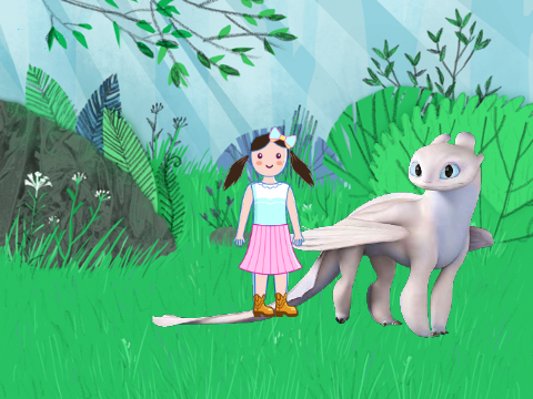 The adventures of Elena and light fury