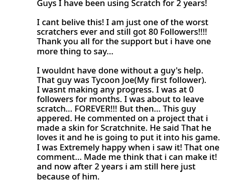 2 YEARS OF SCRATCH! (a little late btw)