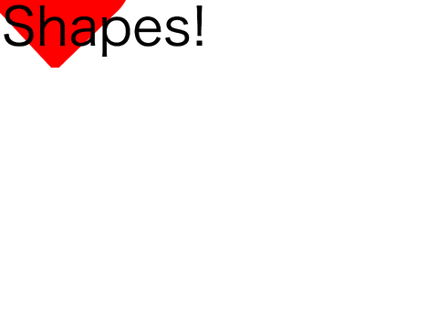 Shapes!