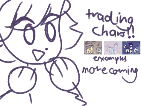 ota | trading chars!! open