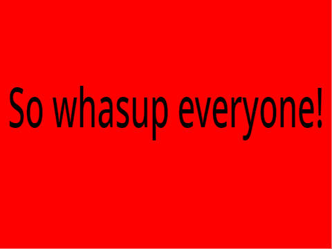 An Apology
