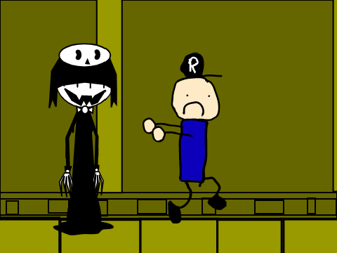 Add Yourself being chased by Ink Nightmare PrimeShark! REMIXED