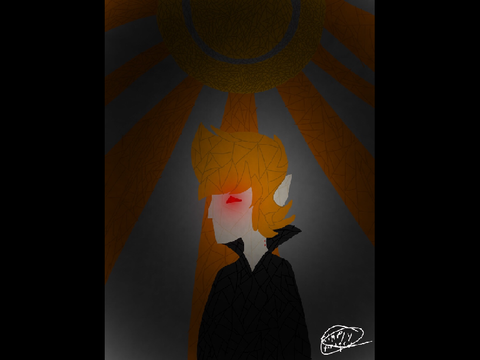 Vampire Matt stained glass icon for Tigerclaw67