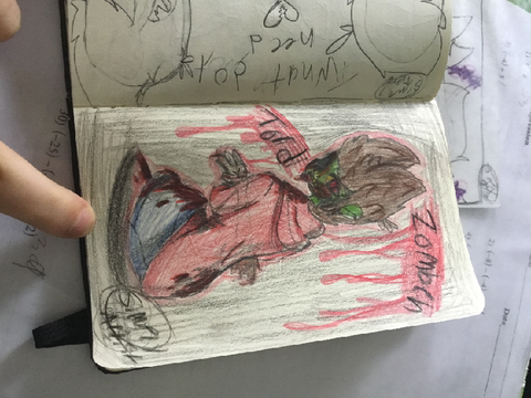 Zombeh tord drawing