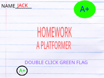 HOMEWORK A PLATFORMER