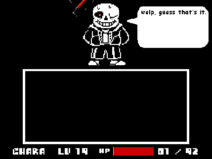 MagicTale Sans Attack Fourth Attack