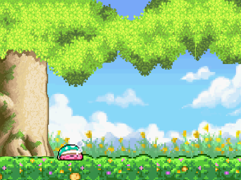 Kirby's shadow cutscene number 1