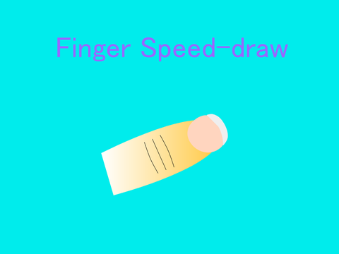 Finger speed-draw