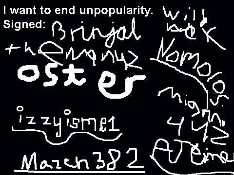 LET'S END UNPOPULARITY!