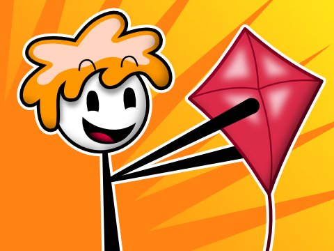 Jule Flies a Kite