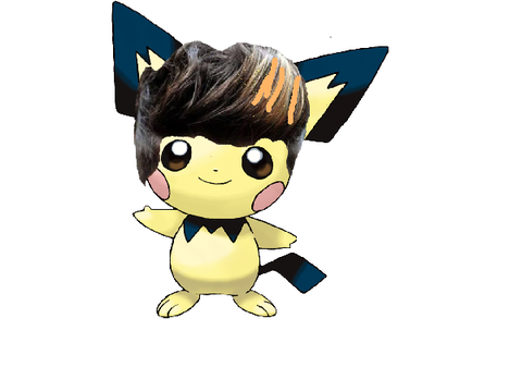 Pichu with hair