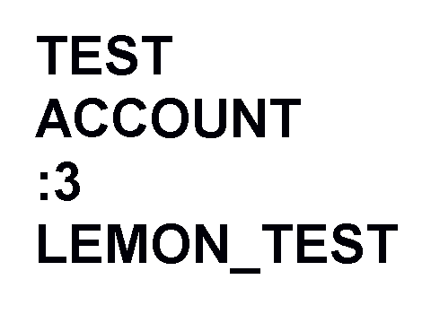 TEST ACCOUNT