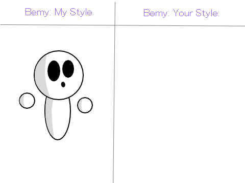 Draw Bemy in your style and I'll rate it!