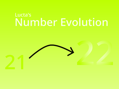Lucta's Number Evolution ( 21 --> 22 )