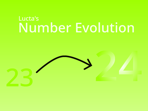 Lucta's Number Evolution ( 23 --> 24 )