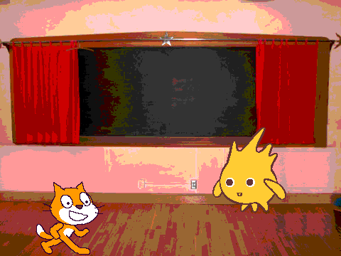 scratch cat at school nooo....