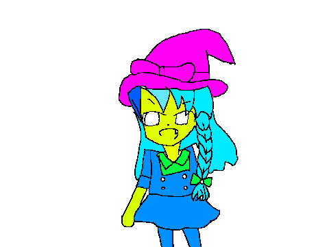 魔理沙の塗り絵 あえて色違い