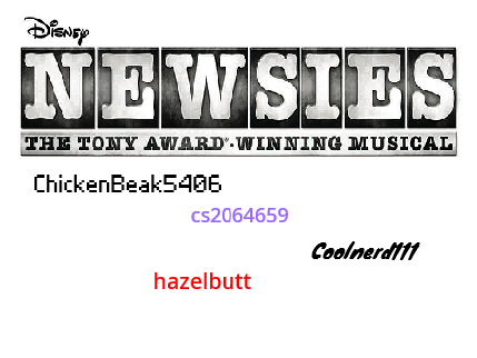 Sign If You Love The Newsies!!!!!!!! remix remix remix