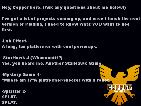Ask Copper / Update