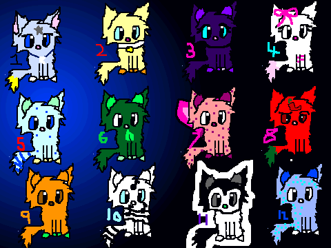 Kitty Adoptables- New Cats!