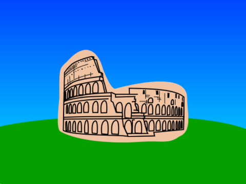 J'ai dessiné le collisé avec scratch! |dessin vecteur|