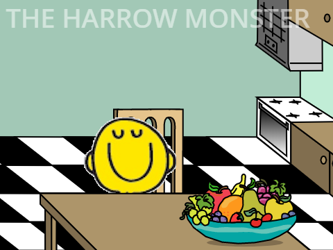 Mr. Men Shorts - Harrow Monster
