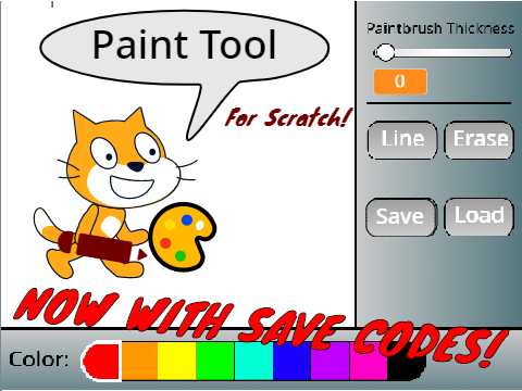 Paint Tool (With Save Codes)!