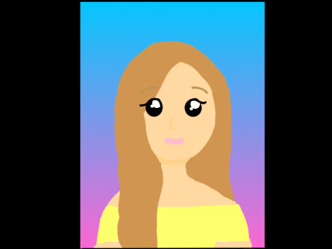 Cute Girl Drawing 