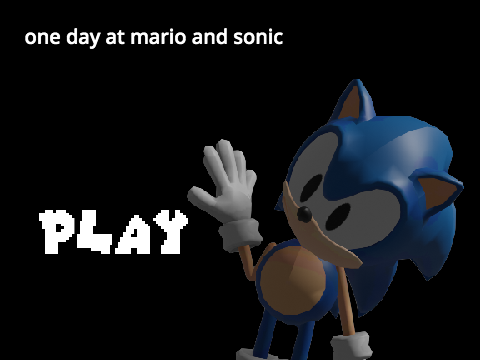 one day at mario's and sonic