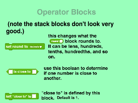 Ideas for Scratch 2.1