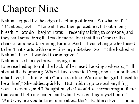 ~ Chapter Nine ~ CHBRP Line Compilation ~