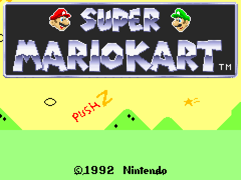 Super Mario Kart v0.3 remix