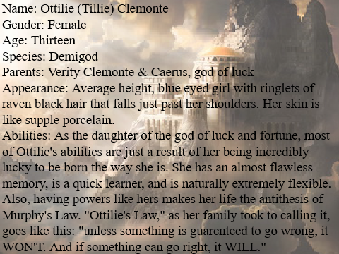 Ottilie, Daughter of Caerus