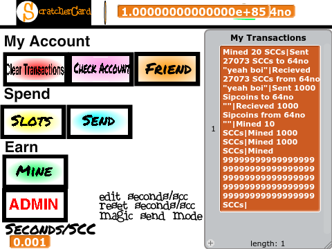 ScratcherCard: The SCRATCH Currency