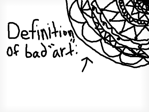 definition of bad art