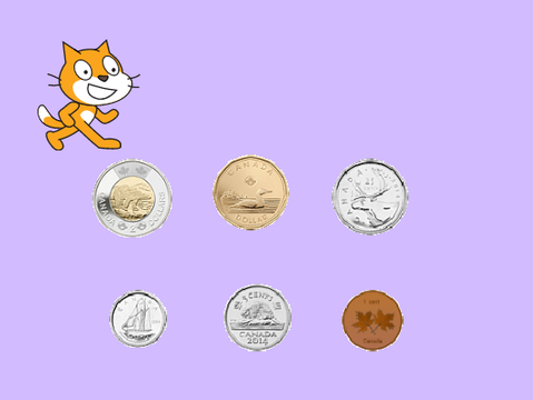 counting change with images makey makey
