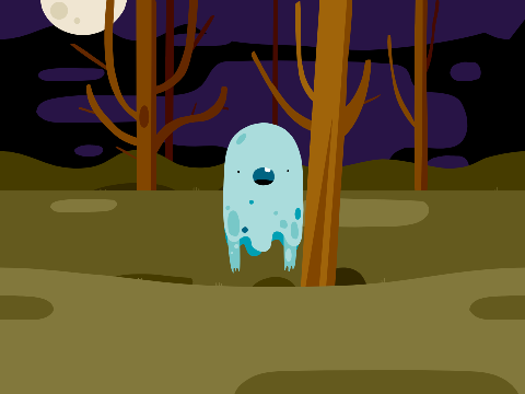 scared ghost