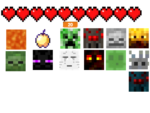 Minecraft: Damage simulator