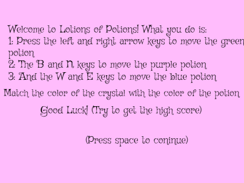 Lotions of Potions