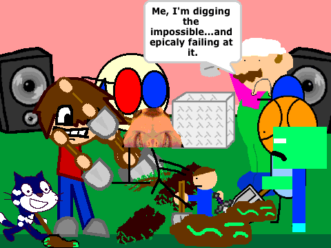 Add Yourself Digging a Hole!