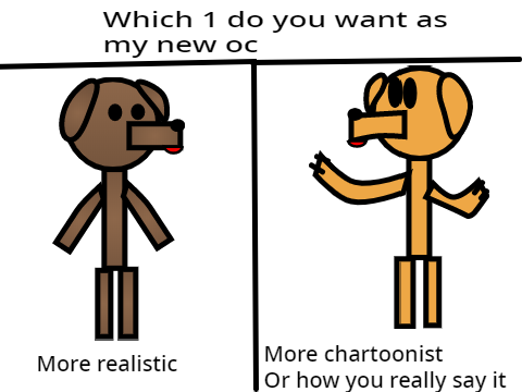 Im leaving my old oc so you pick which one you want to be my new one