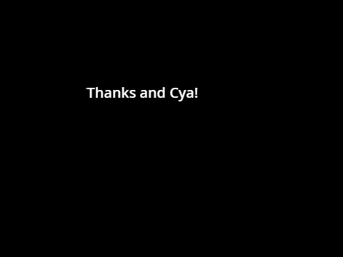 My message : im not ending