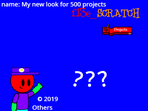 My new look for 500 projects