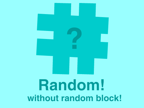 Random number without "random" block