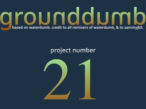 grounddumb pj 21